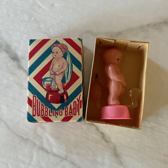 Vintage Bubbling Baby with box, 1940's Made in Japan - Picture 9 of 9